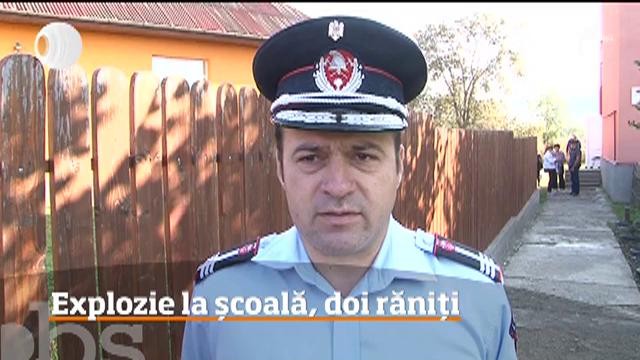 Un copil de 14 ani şi o femeie au fost răniţi &icirc;ntr-o explozie &icirc;ntr-o şcoală din Mureş