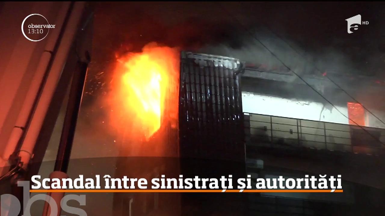 Scandal &icirc;ntre sinistrați și autorități