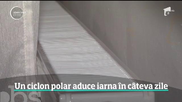Ne pregătim pentru prima zăpadă a anului! Ciclonul polar Ali va lovi Rom&acirc;nia!
