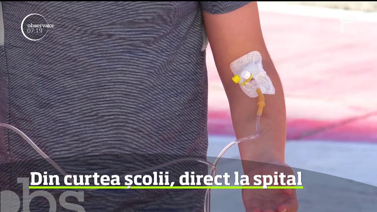 Din curtea şcolii, direct la spital. Elicopterul SMURD a intervenit de urgenţă pentru un elev de 11 ani din localitatea Negru Vodă