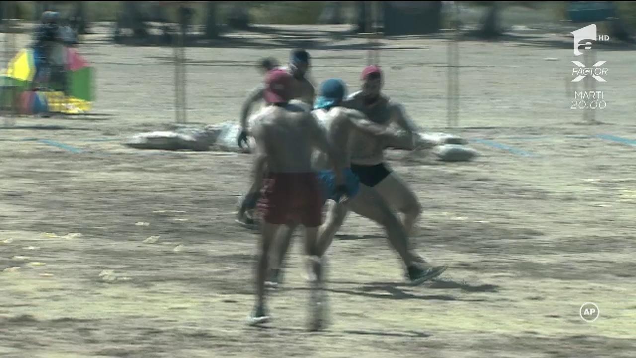 Ionuţ Iftimoaie i-a făcut Roxanei Chiperi un placaj ca &icirc;n rugby! "Am văzut stele verzi!"