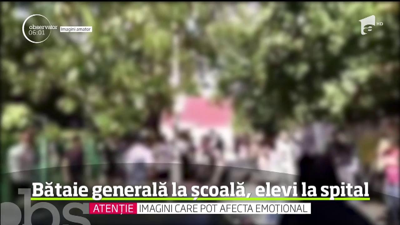 Cei trei bătăuşi care au atacat doi elevi, &icirc;n Capitală, au fost audiaţi de poliţişti