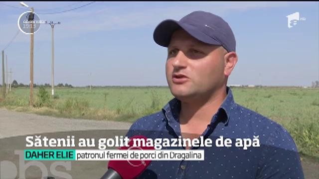 Pentru sătenii din Dragalina apa a devenit un lux din cauza pestei