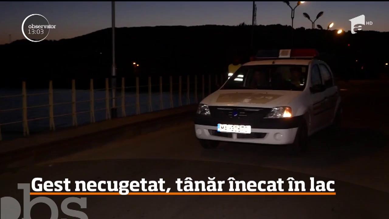 Tragedie &icirc;n Curtea de Argeş. Un t&acirc;năr de 16 ani s-a &icirc;necat &icirc;n lacul din localitate