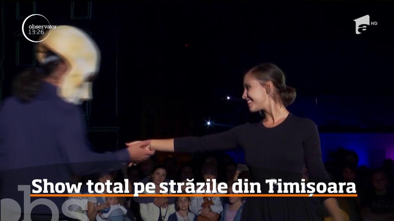 A fost spectacol plin de culoare şi la Timişoara. Un festival dedicat Centenarului a luat startul aseară &icirc;n oraş