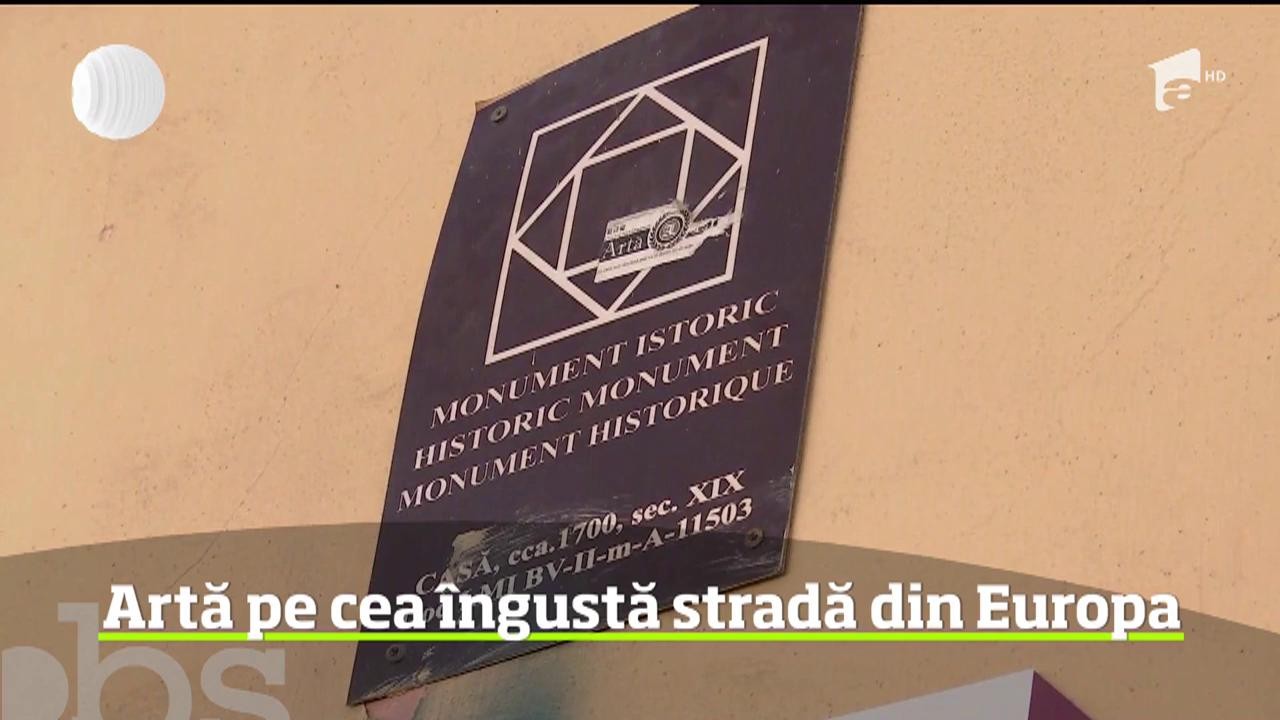 Strada Sforii din Braşov a fost redeschisă publicului, după o lună de reabilitare