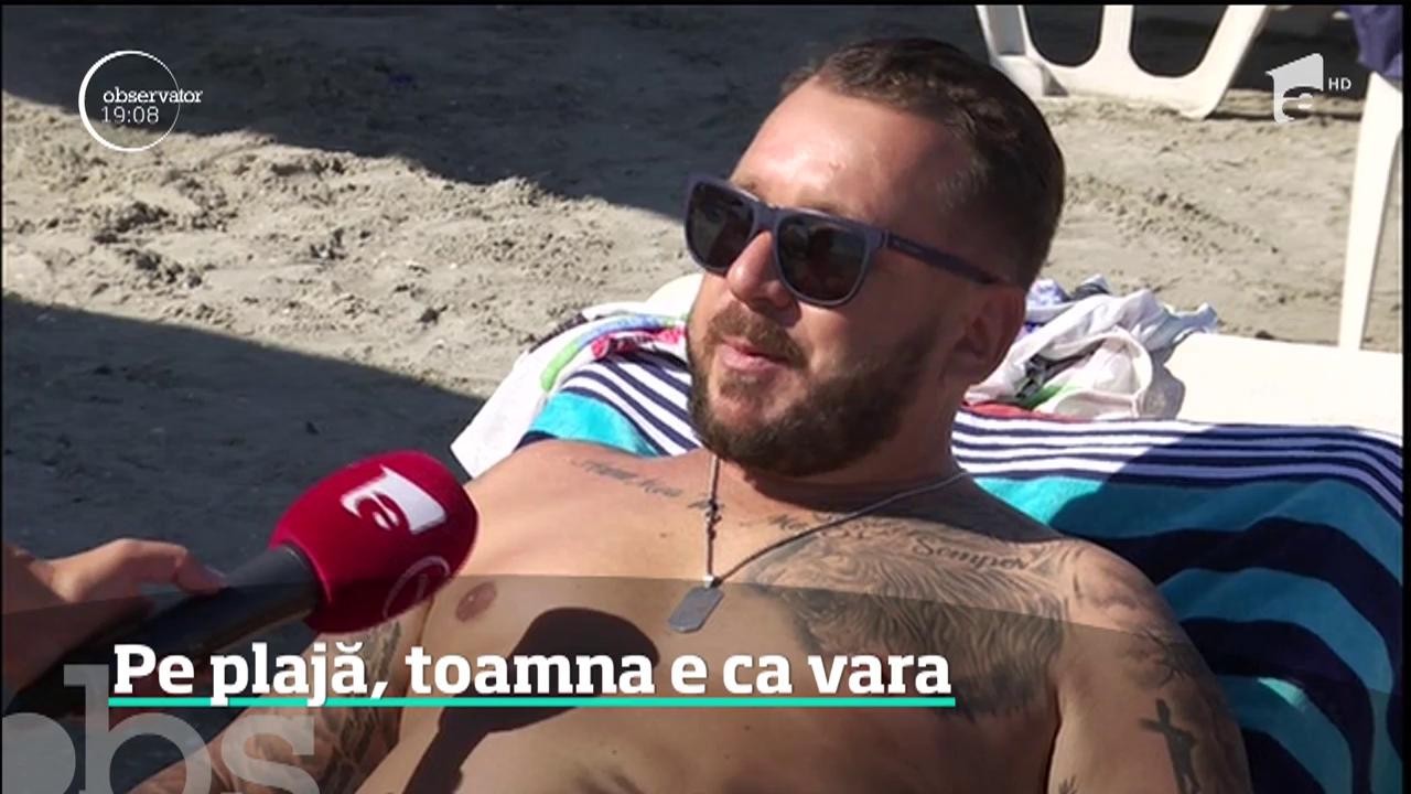 Vremea ca de vară ţine &icirc;n continuare turiştii pe litoral