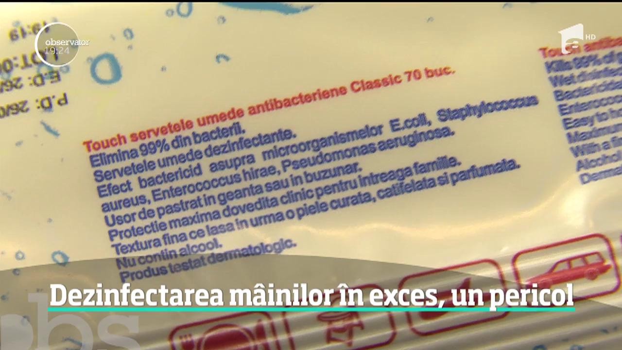 Dezinfectarea m&acirc;inilor &icirc;n exces poate deveni un pericol