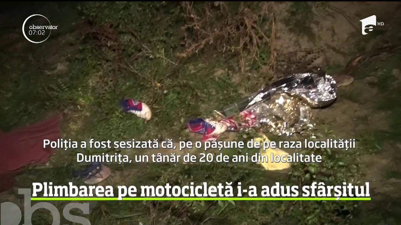 O plimbare cu motocicleta s-a &icirc;ncheiat tragic pentru un t&acirc;năr din Bistriţa-Năsăud