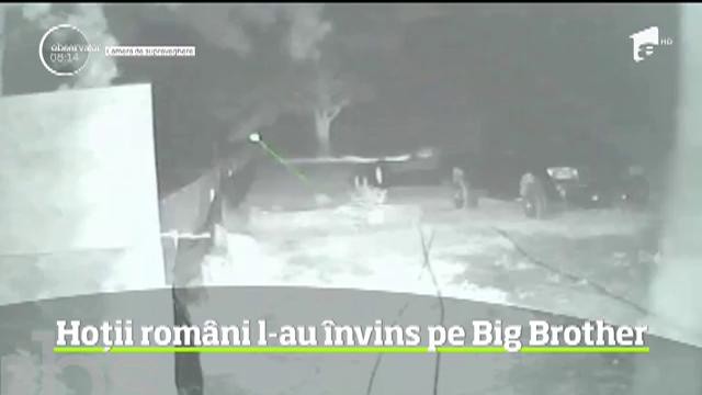 Hoţii rom&acirc;ni nu se mai tem nici măcar de camerele video de supraveghere