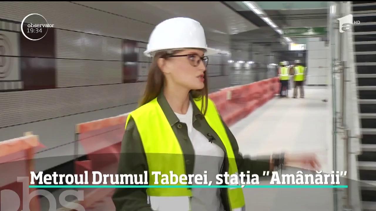 &Icirc;ncă o am&acirc;nare pentru metroul Drumul Taberei! De 4 ani, oficialii tot promit că vor deschide circulaţia, dar p&acirc;nă şi ei au pierdut şirul promisiunilor