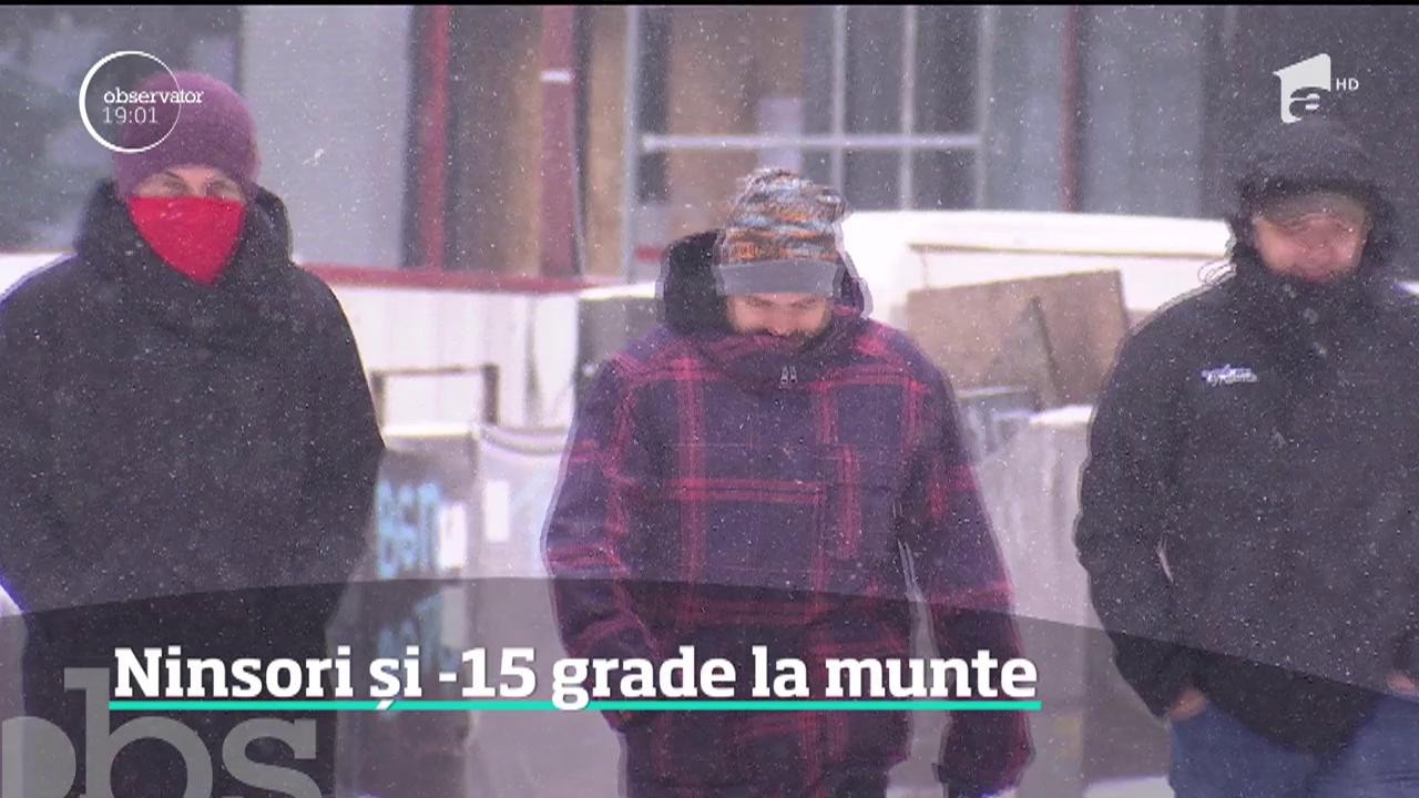 Valul de aer polar a ajuns &icirc;n Rom&acirc;nia