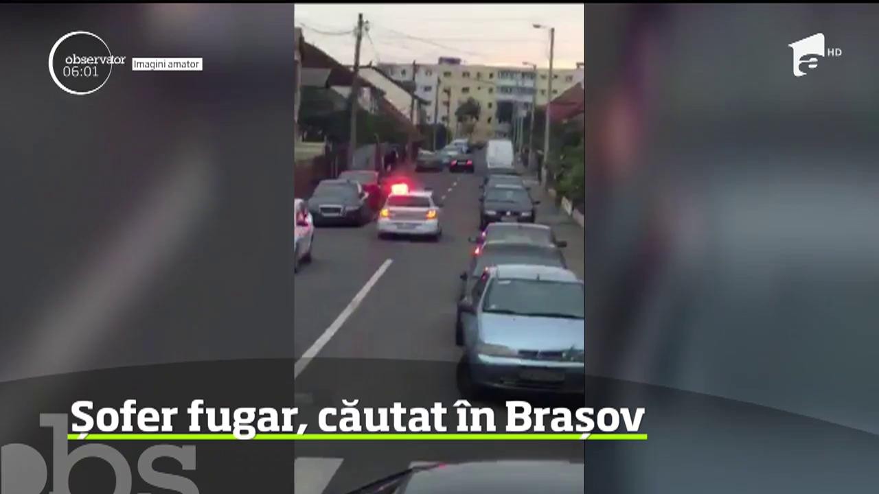 Străzile din Braşov scena unei urmăriri ca &icirc;n filme