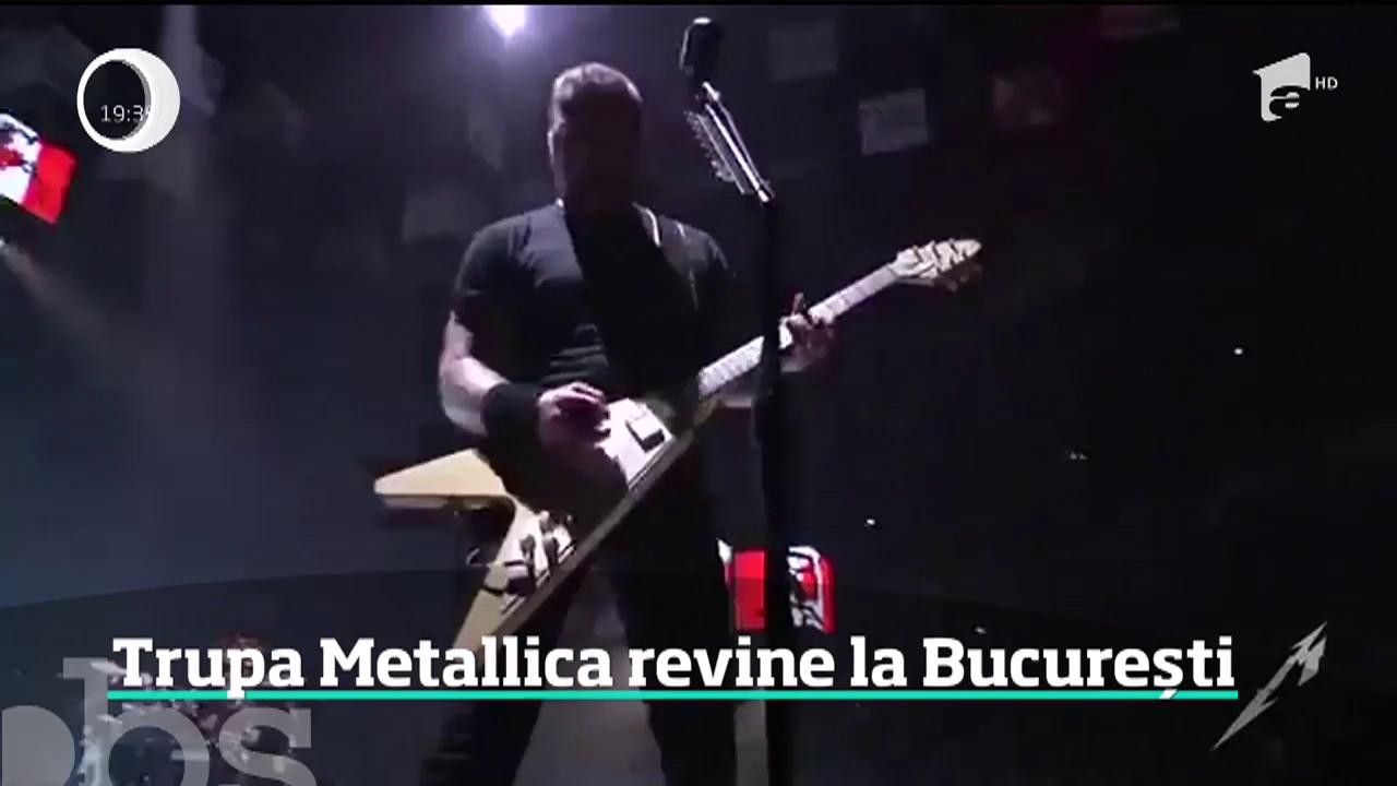 Trupa Metallica revine la București. Când se pun în vânzare biletele