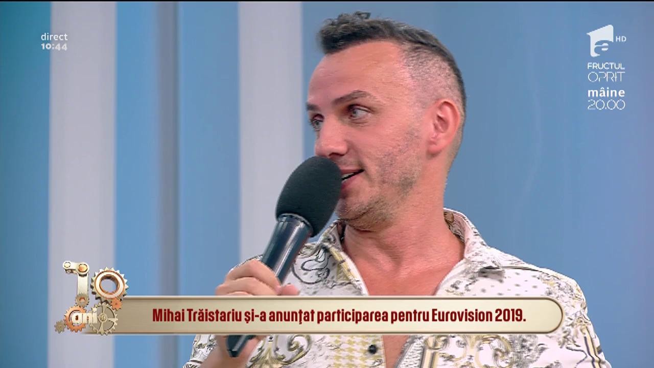 Mihai Trăistariu și-a anunțat participarea la Eurovision 2019