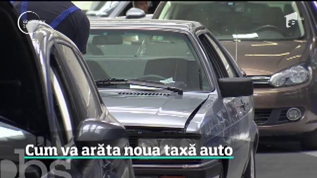 Primele informaţii despre noua taxă auto