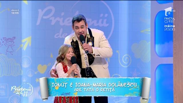 Ioana-Maria şi Ionuţ Dolănescu cântă melodia "Are tata o fetiţă"
