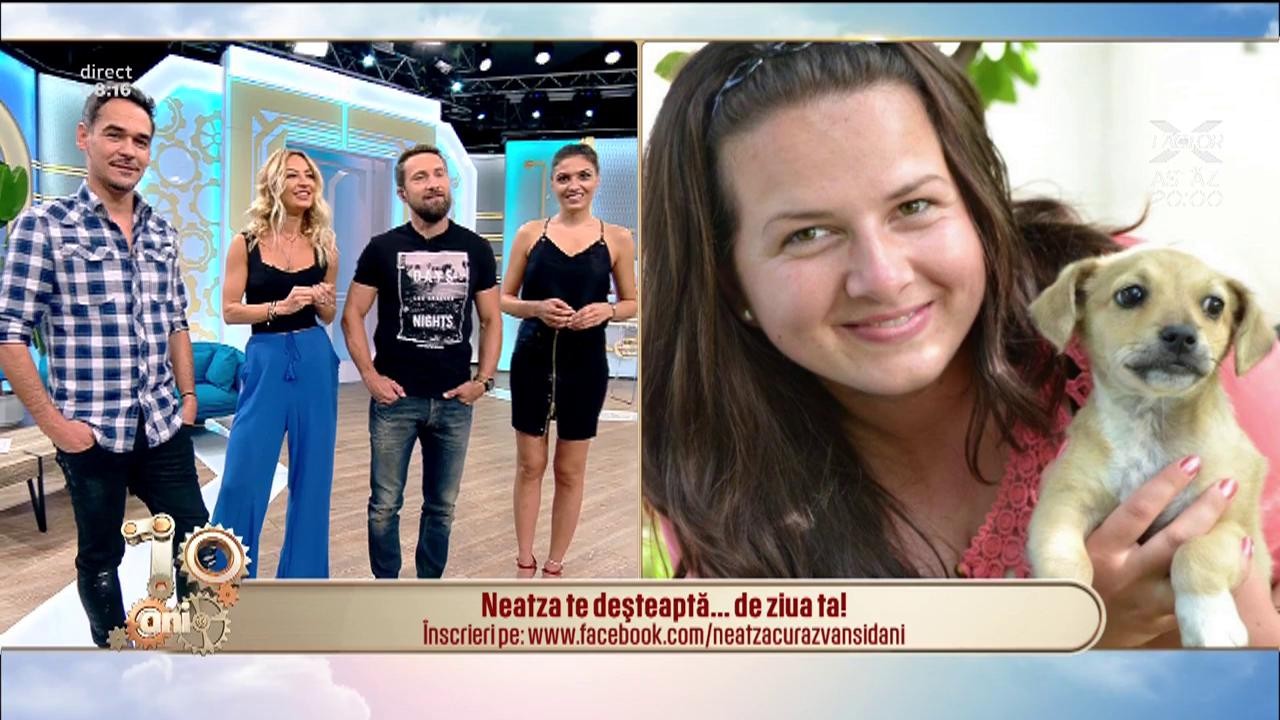 Neatza te deşteaptă... de ziua ta! La mulți ani, Raluca!