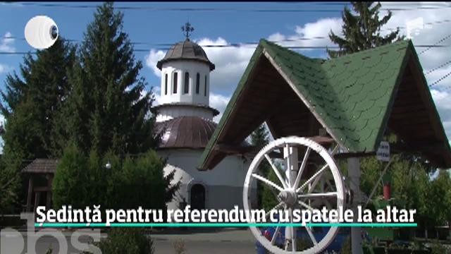 O biserică din Prahova a fost transformată &icirc;n sală de şedinţe, pentru referendum
