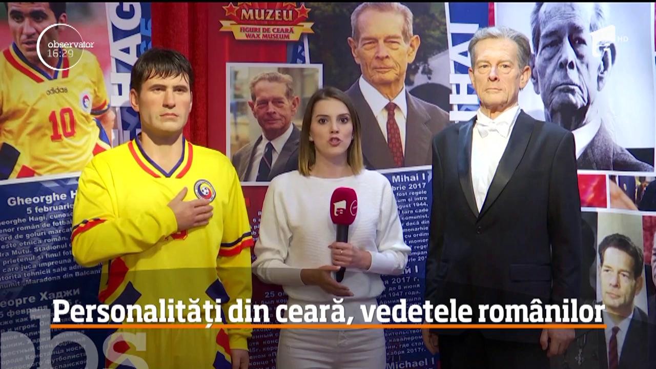 Replica &icirc;n ceară a Regelui Mihai poate fi admirată de oricine &icirc;ntr-un mall din Timişoara