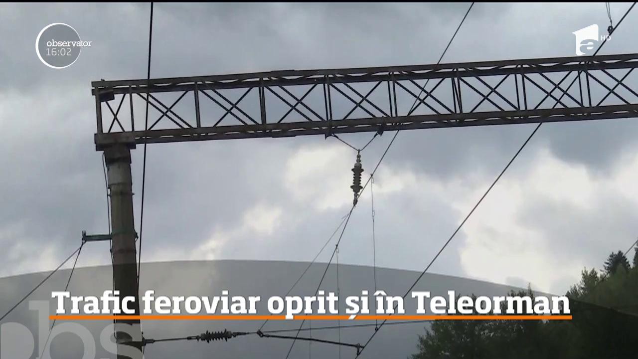 Trafic feroviar oprit &icirc;n Teleorman