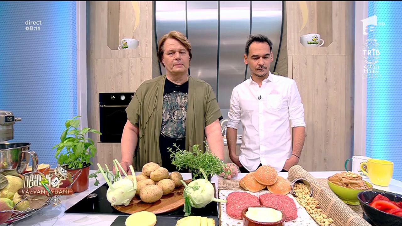 Reţeta zilei! Vlăduț gătește "Happy burger"