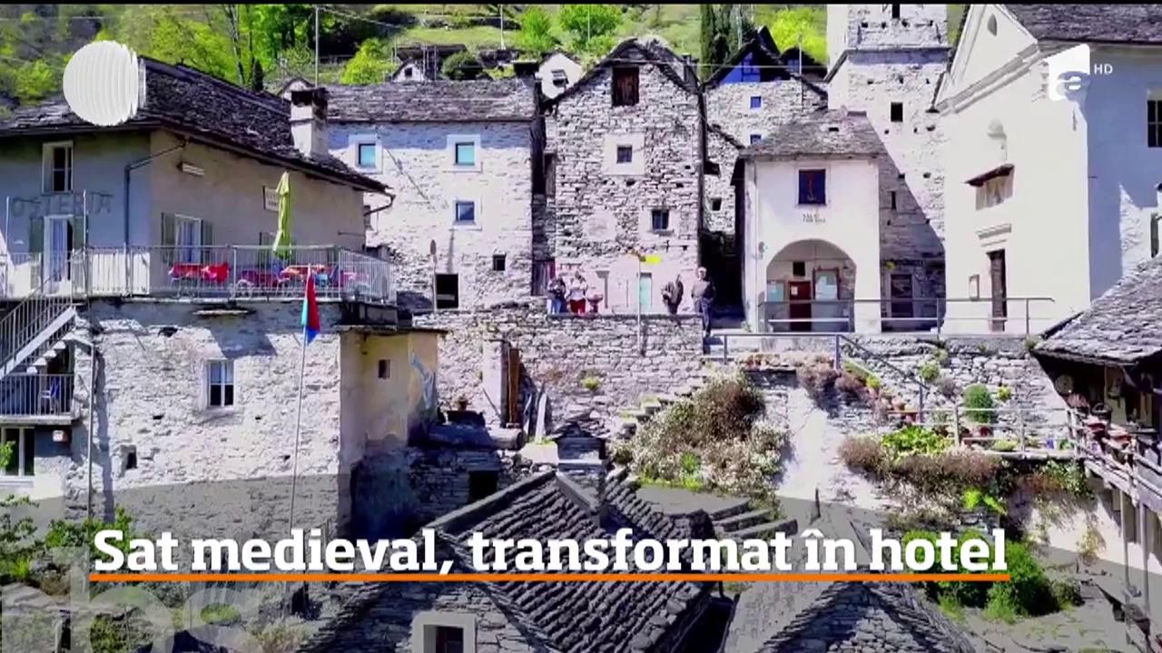 Un sat medieval din Elveţia va fi transformat &icirc;ntr-un mare hotel