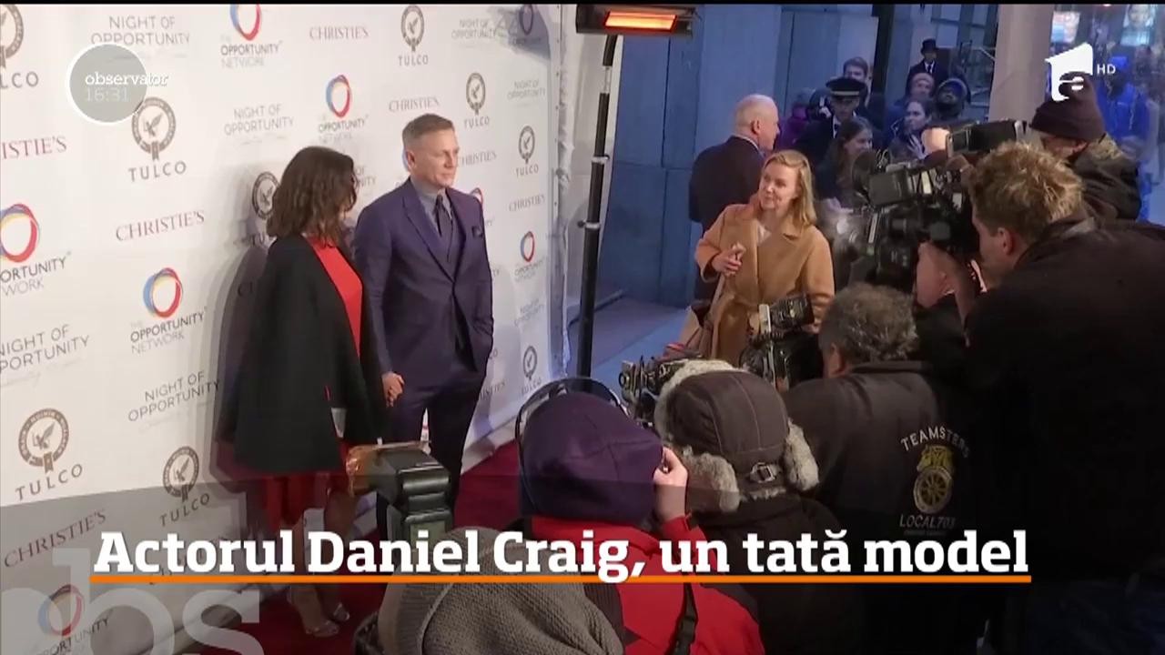 Actorul Daniel Craig, un tată model