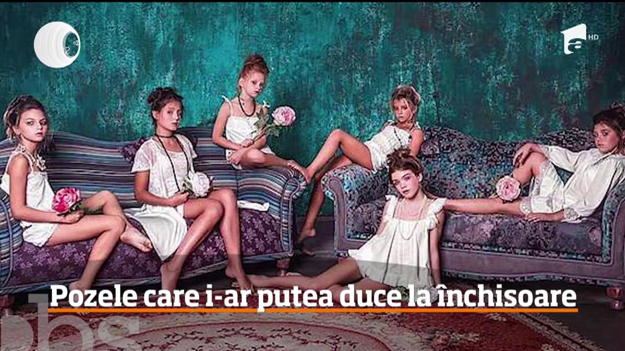 Părinţii mai multor fetiţe din Ucraina, anchetaţi pentru că le-au permis să pozeze &icirc;n lenjerie intimă