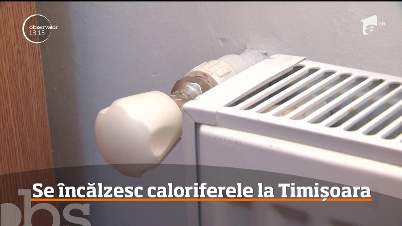 Temperaturile scăzute din ultimele zile i-au făcut pe timișoreni să pornească căldura &icirc;n case