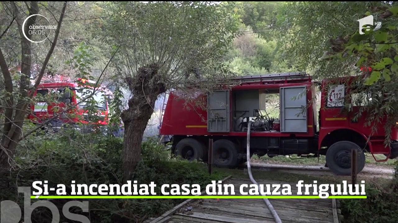 Iarna din septembrie l-a lăsat pe un bărbat din C&acirc;mpulung fără acoperiş deasupra capului