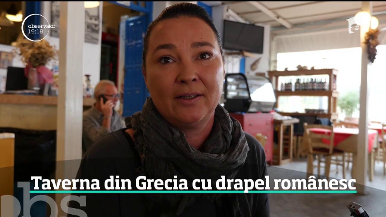O tavernă celebră din Grecia are arborat steagul Rom&acirc;niei la intrare. Este condusă de o rom&acirc;ncă, ajunsă din bucătăreasă patroană, iar printre clienţii fideli se numără şi Florin Piersic