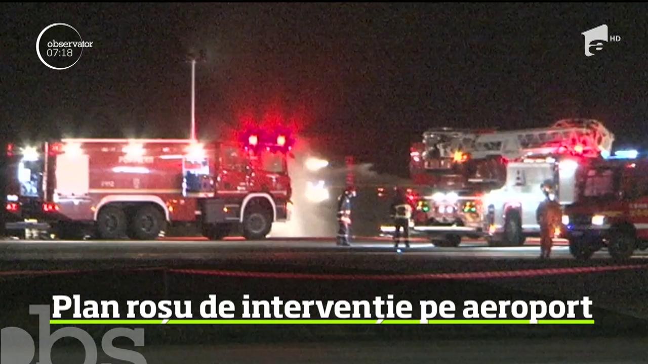 Au fost momente de panică pe aeroportul Internaţional Transilvania din T&acirc;rgu Mureş