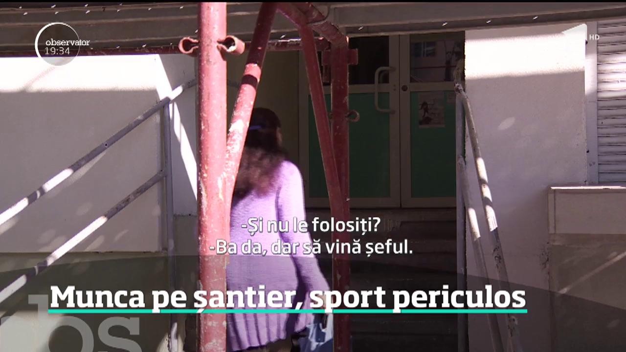 Munca pe șantier, sport periculos