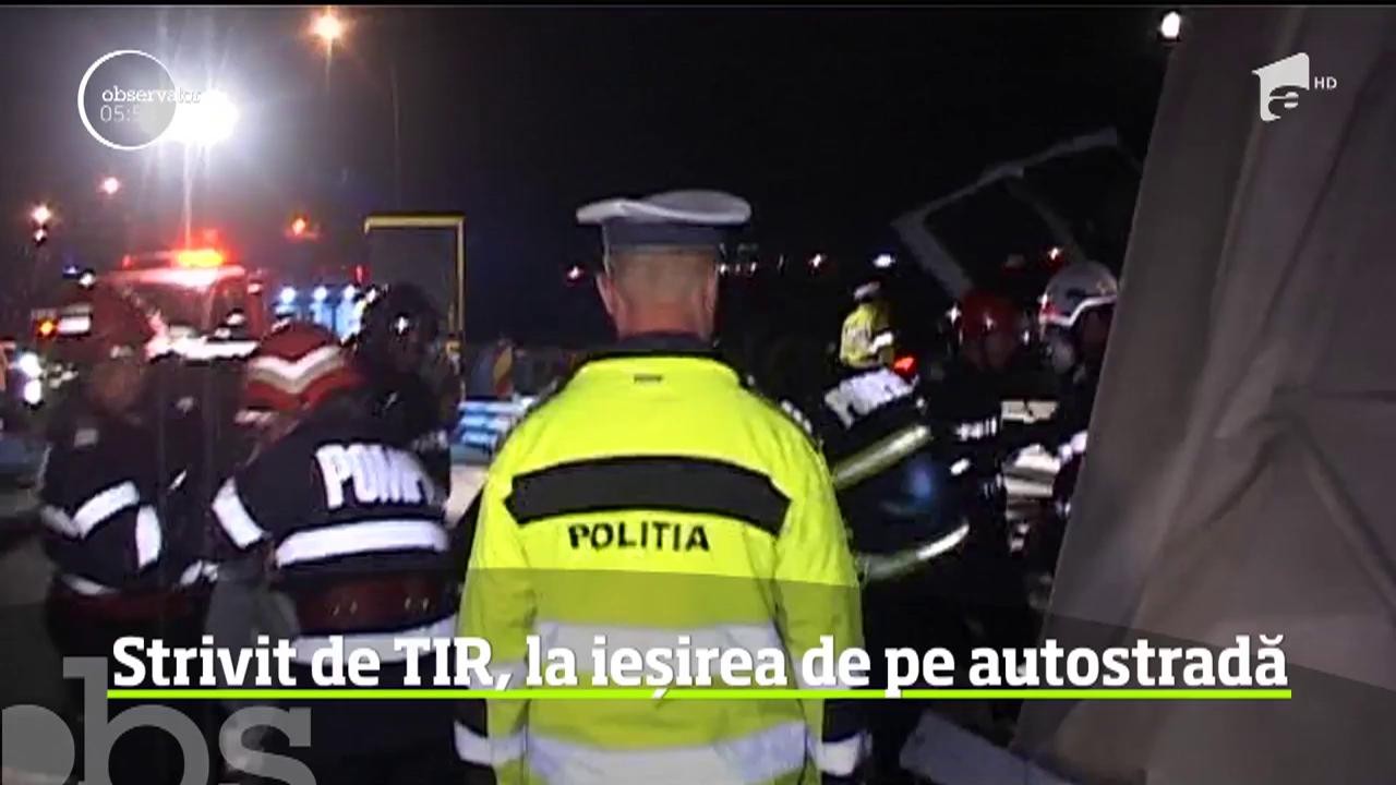 Grav accident pe autostrada Arad-Nădlac!