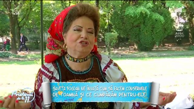 Bunica Saveta Bogdan pune "sugar" în dulceaţă! Solista ne învaţă cum să facem conservele de toamnă