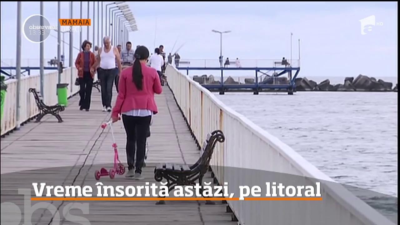 Vreme &icirc;nsorită pe Litoral, nu şi duminică