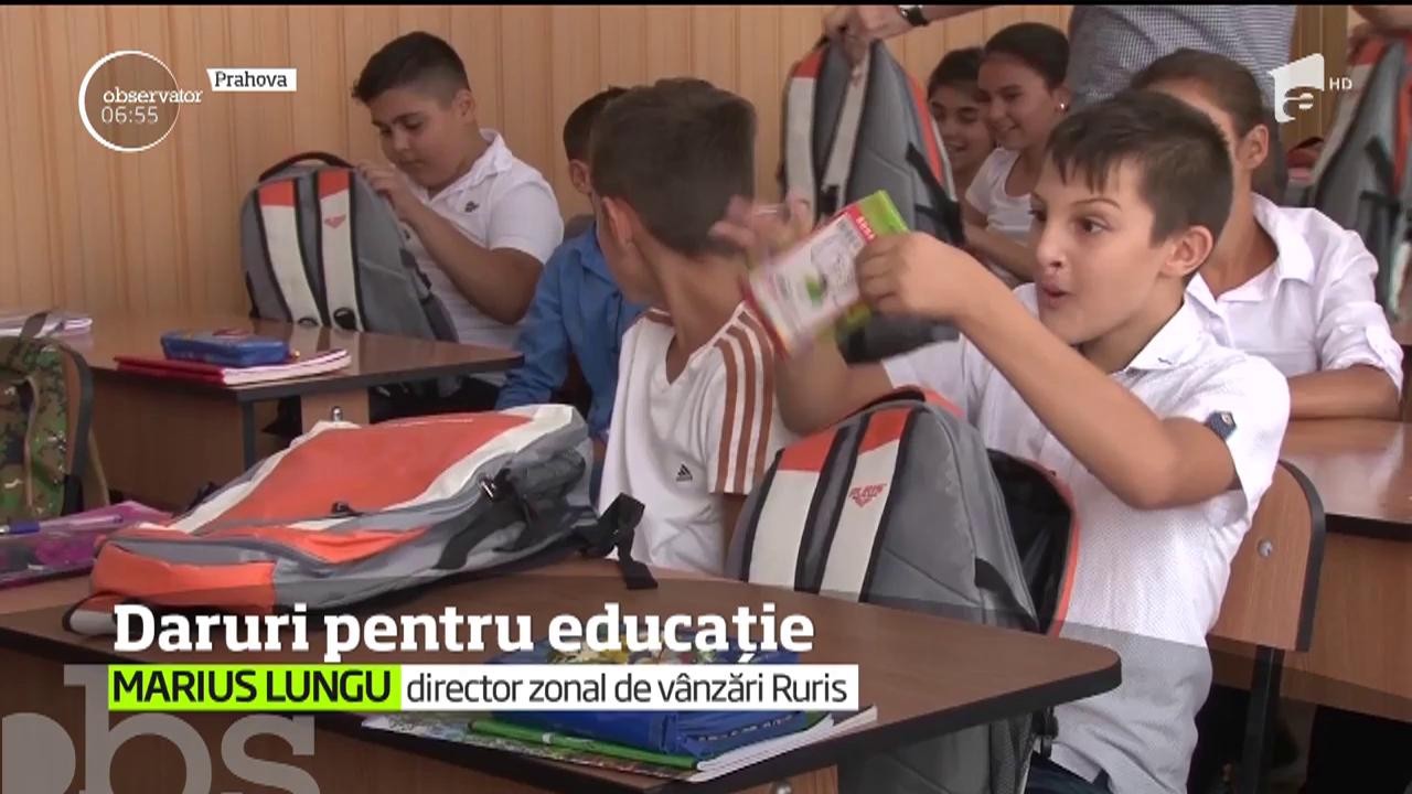 Fundaţia Mereu Aproape şi firma RURIS, daruri pentru educație