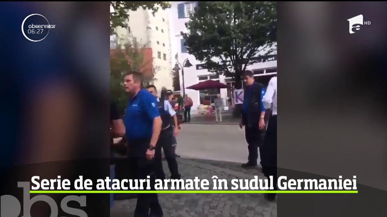 Serie de atacuri armate &icirc;n sudul Germaniei