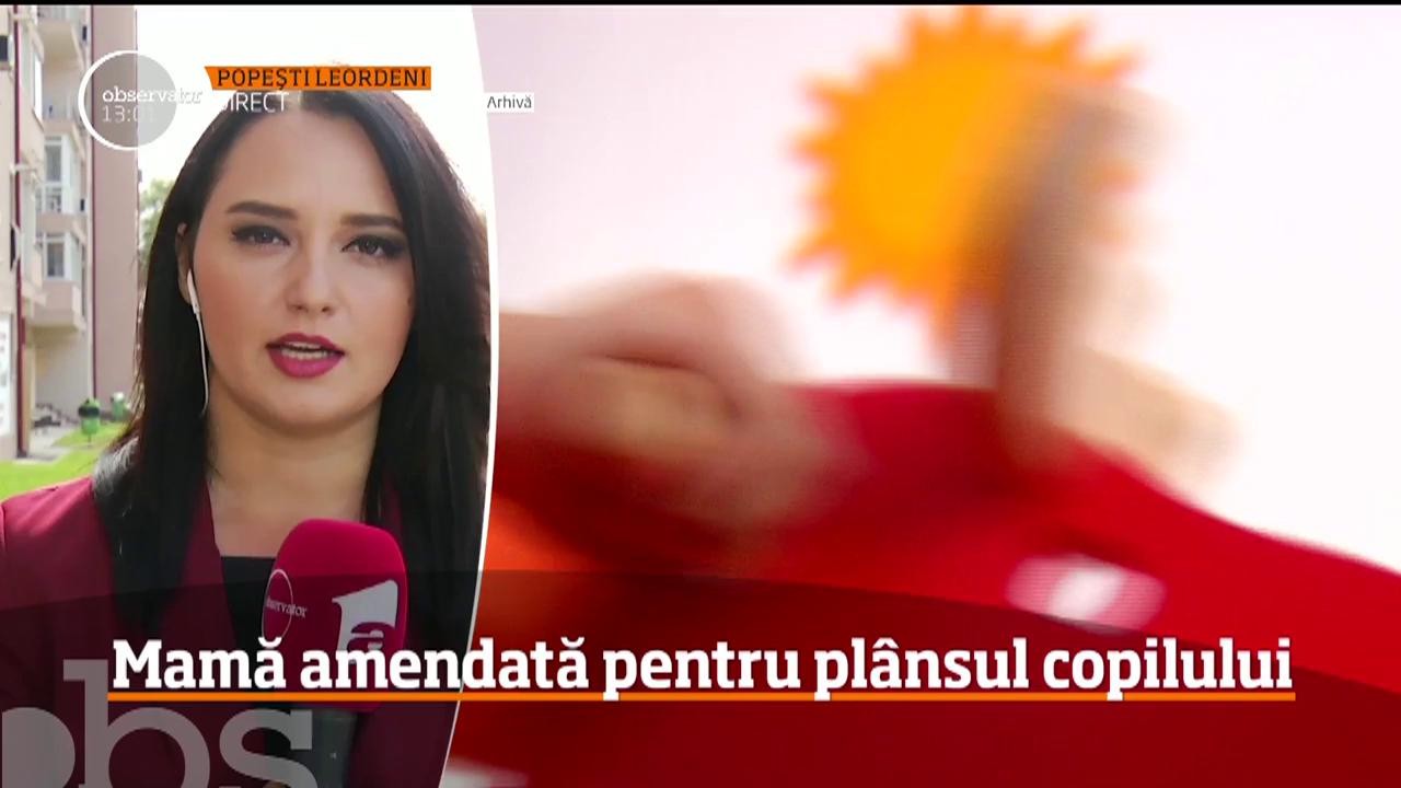 O mamă din Popeşti Leordeni, amendată pentru că băieţelul ei de doi ani pl&acirc;ngea &icirc;n miezul nopţii!