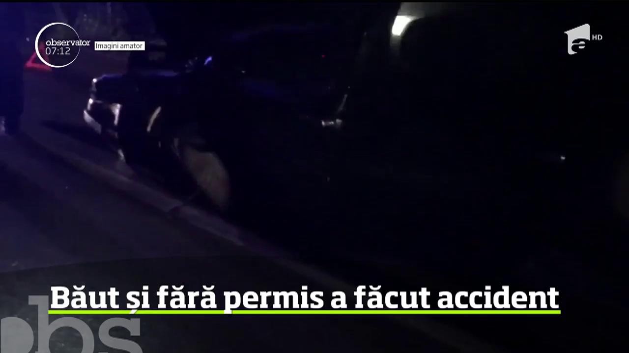 Băut și fără permis a accidentat patru oameni