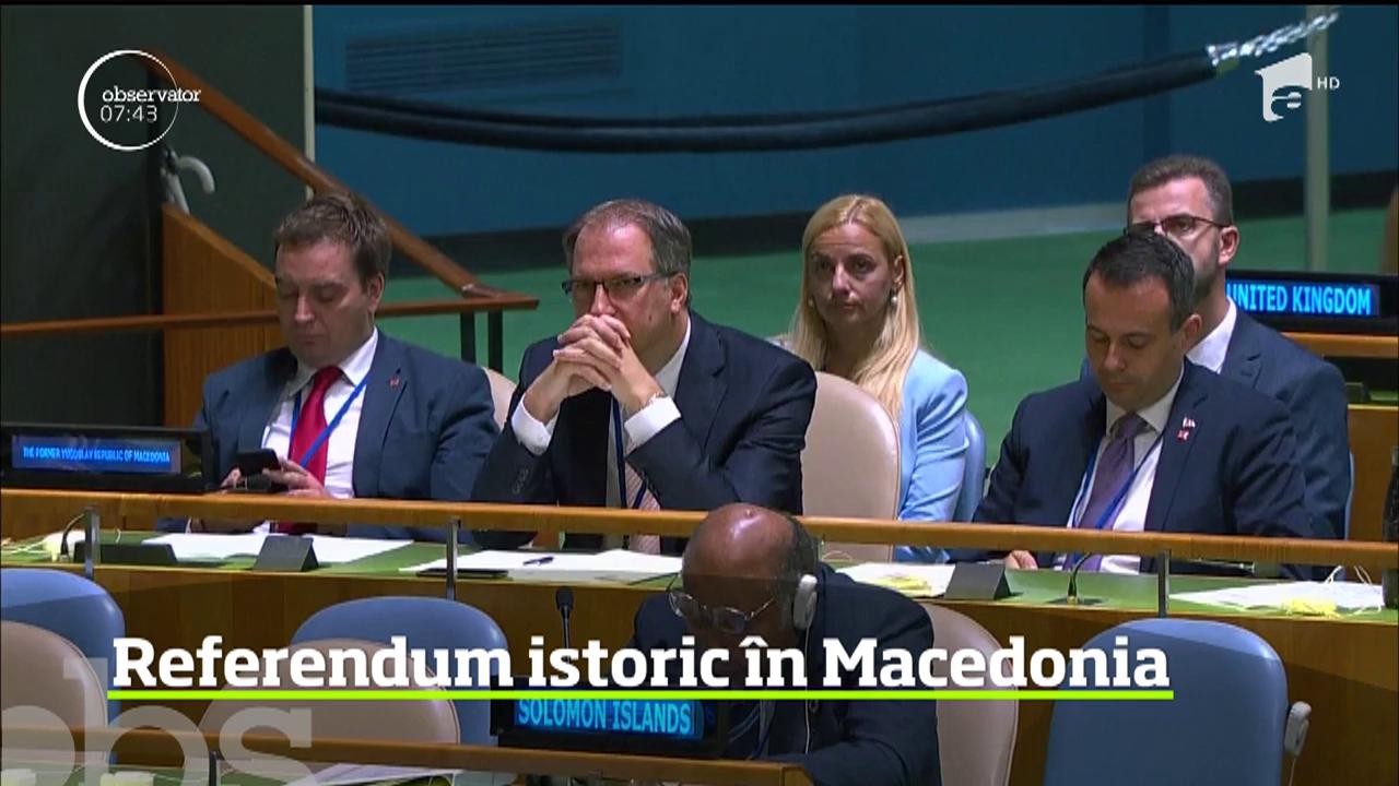 Referendum istoric &icirc;n Macedonia