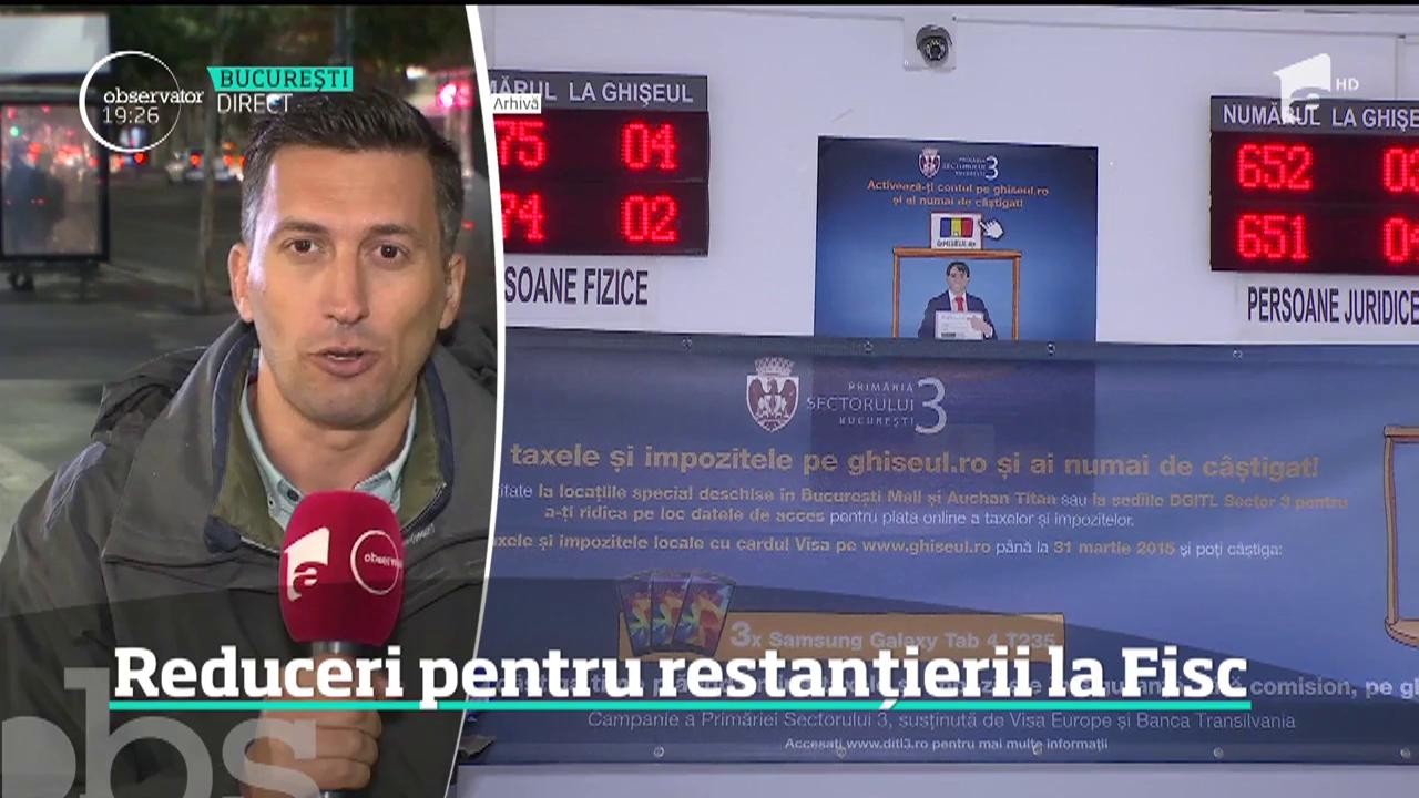 Datornicii la Fisc vor primi reduceri dacă &icirc;şi plătesc integral restanţele