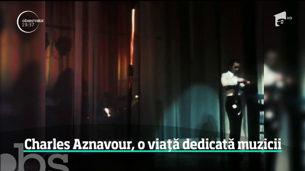 C&acirc;ntăreţul Charles Aznavour a murit la 94 de ani