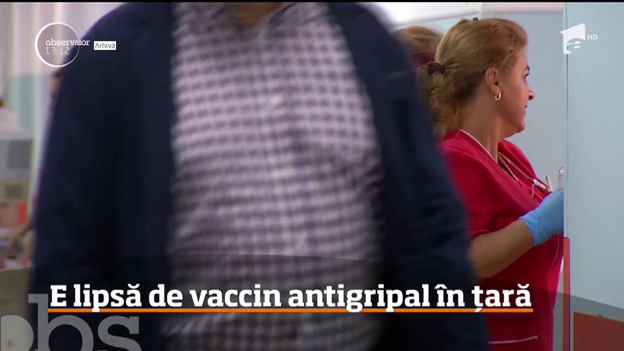 E lipsă de vaccin antigripal &icirc;n țară