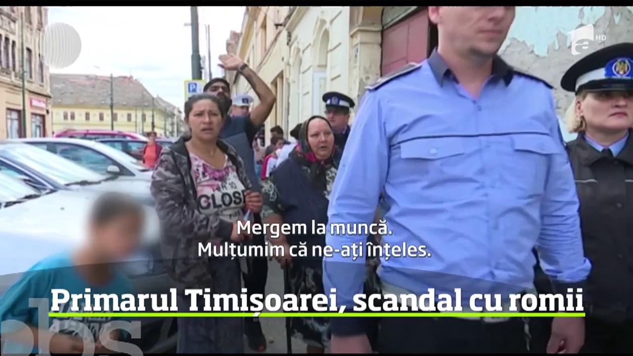 A fost scandal la Timişoara. Primarul Nicolae Robu a mers &icirc;n inspecţie &icirc;n Centrul Vechi al oraşului, la imobilele ocupate abuziv de romi