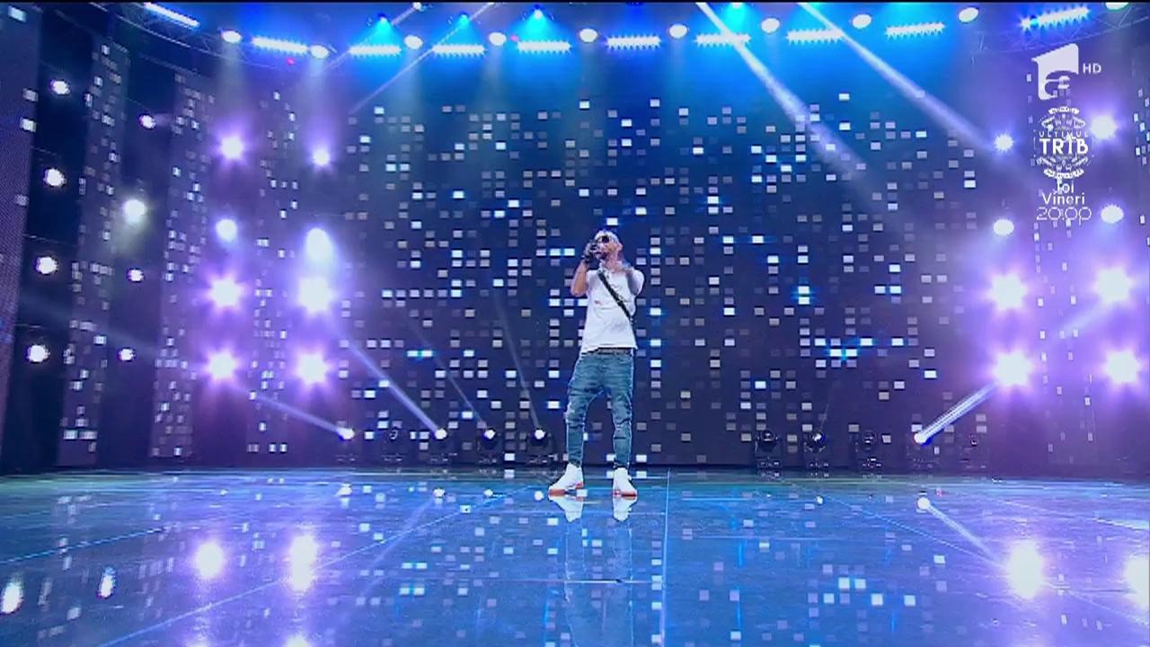 Benny Cash ( Chereș Beniamin) a interpretat o compoziţie proprie, la X Factor