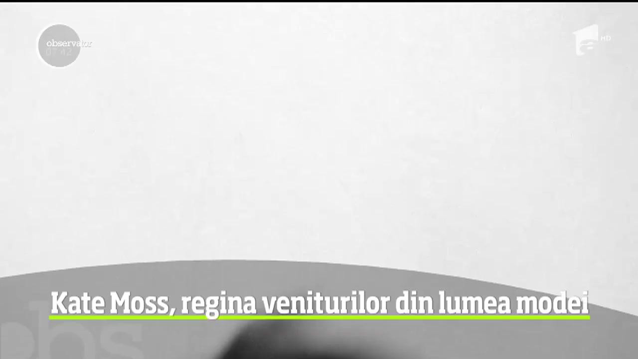 Kate Moss este din nou supermodelul cel mai bine plătit din Marea Britanie