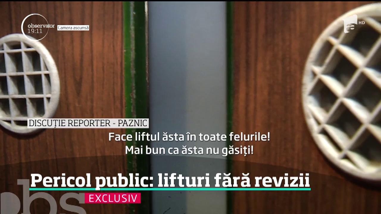 Mergi cu liftul, &icirc;ţi rişti viaţa! Motto-ul nescris din multe instituţii publice
