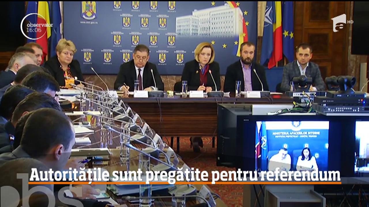 Autorităţile sunt pregătite pentru referendum